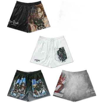 YoungLA x Attack On Titan Mesh Shorts