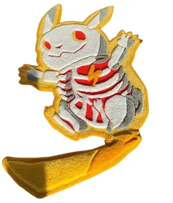 3D Skeleton Pikachu Carpet — product photo