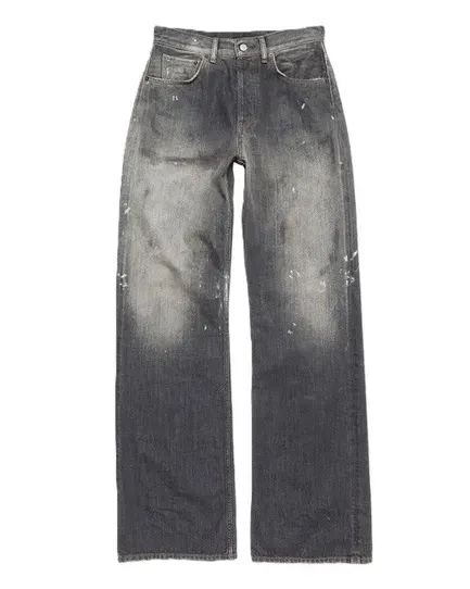 Acne Studios 2021M Black Paint Splatter Jeans — product photo