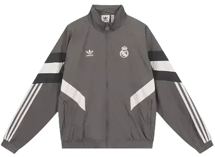 adidas Real Madrid OG Track Jacket Grey — product photo