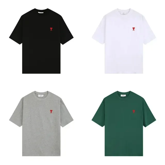 AMI Heart Logo Tees — product photo