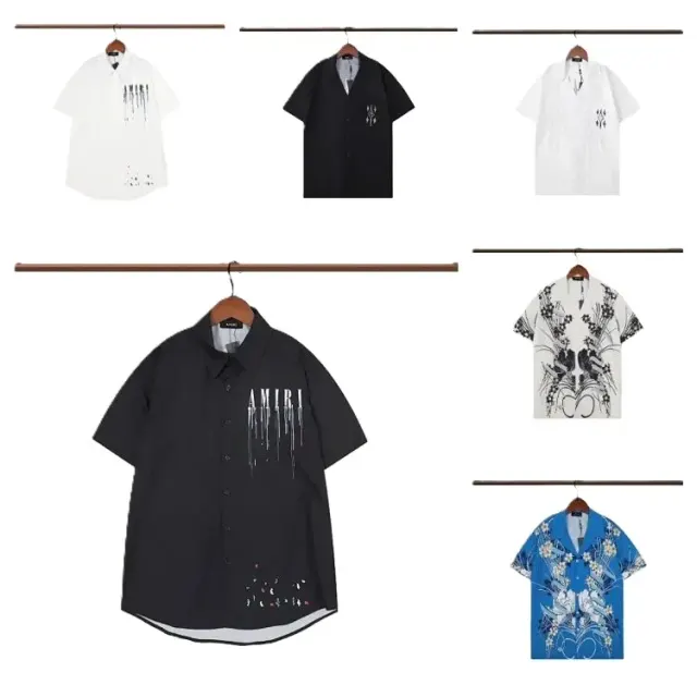 Amiri Floral and Drip Print Shirts — product photo