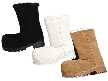 Balenciaga Alaska Fur Boots (9 Variants) — product photo