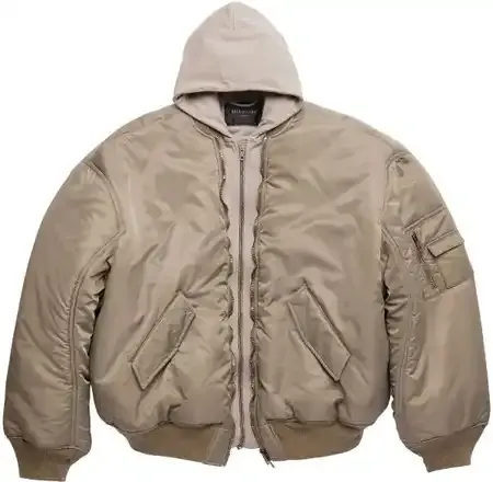 Balenciaga All In Bomber Jacket Beige — product photo