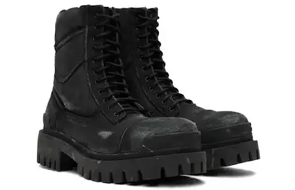 Balenciaga Combat Canvas Strike Boots — product photo