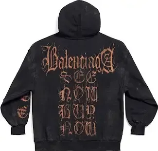 Balenciaga Heavy Metal Zip-Up Hoodie — product photo