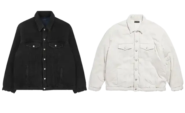 Balenciaga Padded Denim Jacket — product photo
