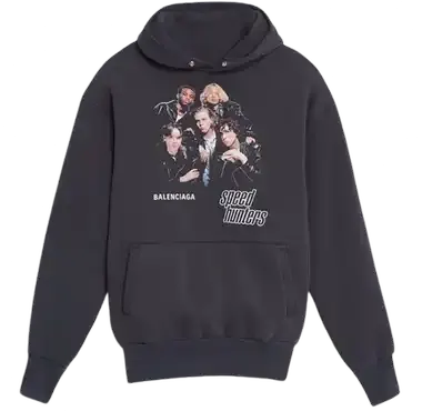 Balenciaga Speedhunters Black Double Layer Hoodie — product photo