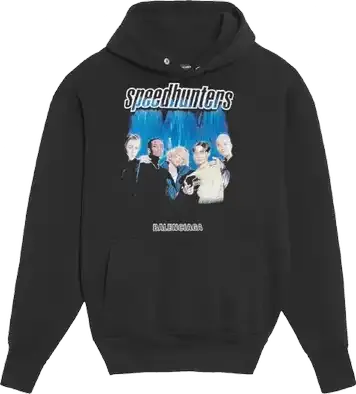 Balenciaga Speedhunters Black Hoodie — product photo