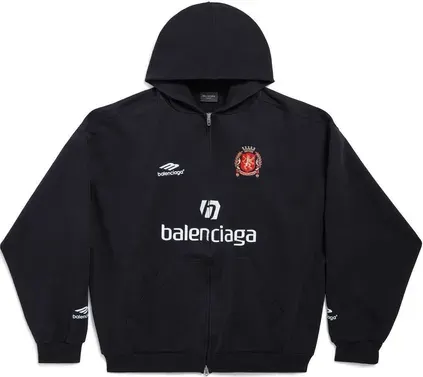 Balenciaga Tokyo Soccer Zip-Up Hoodie — product photo