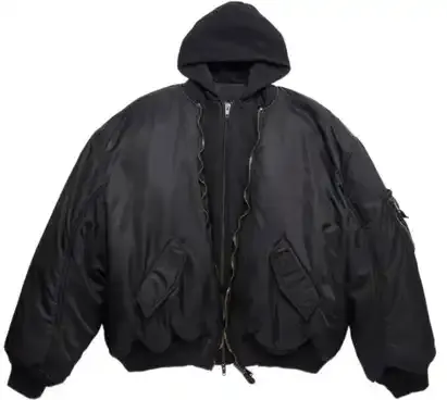 Balenciaga All In Bomber Jacket Black — product photo