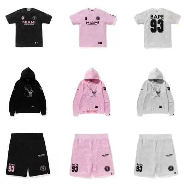BAPE Miami Camo Hoodie and Shorts Set — product photo