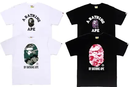 Bape Tees (54 Variants) — product photo