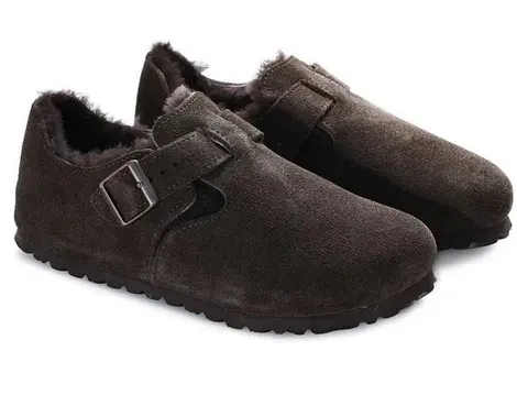Birkenstock Shearling Clogs — product photo