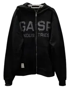 Black GASP Layered Hoodie — product photo
