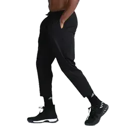 Blank Men's Casual Sports Trousers (Black) — product photo