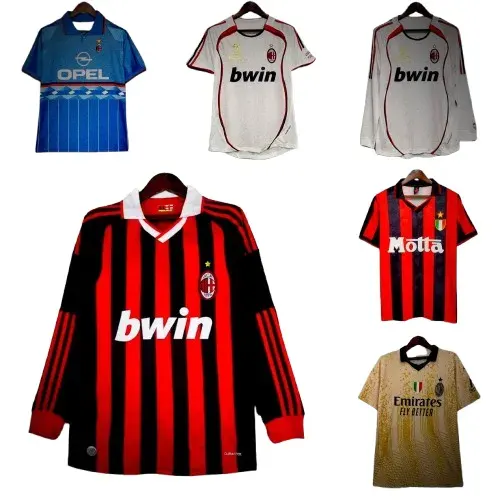 Bunch of AC Milan Football Jerseys (68 Variants) — product photo