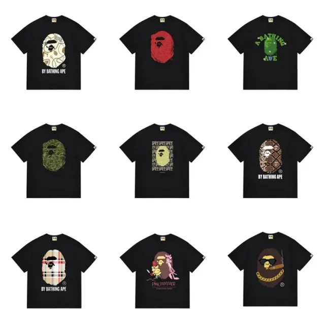 Bunch of Bape Graphic Tees — product photo