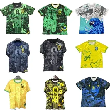 Bunch of Brazil Football Jerseys (67 Variants) — product photo