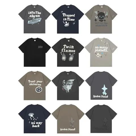 Bunch of Broken Planet Market Tees — product photo
