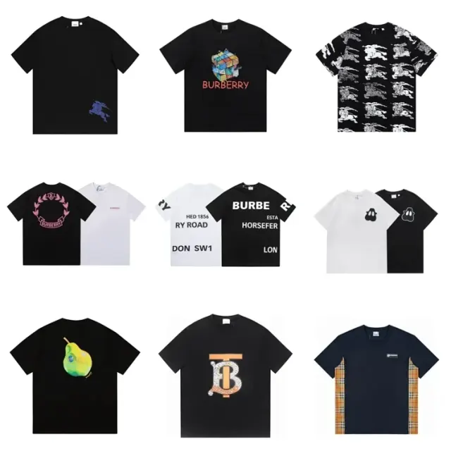 Bunch of Burberry Tees — product photo