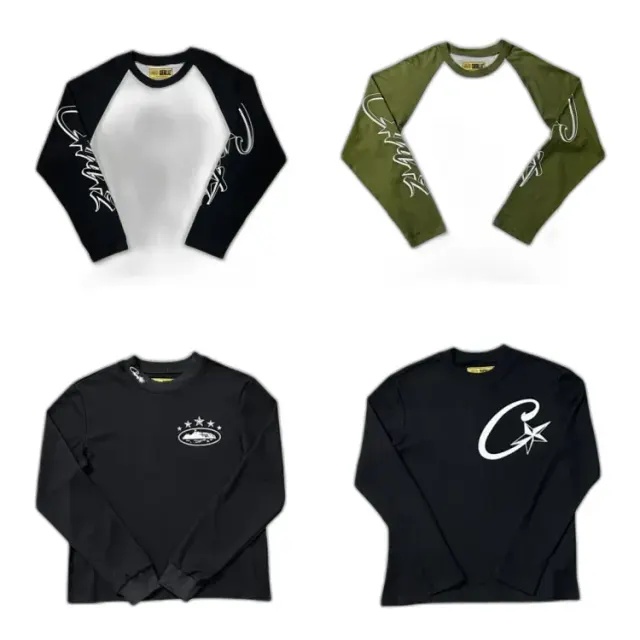 Bunch of Corteiz Long Sleeve Tees — product photo