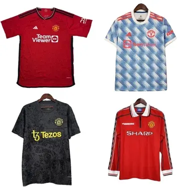 Bunch of Manchester United Football Jerseys (59 Variants) — product photo