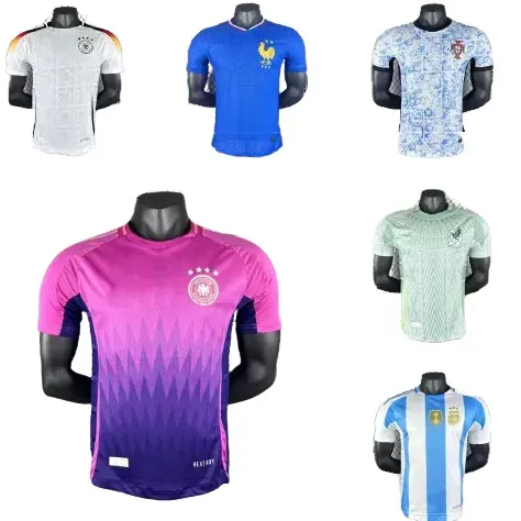 Bunch of National Team Football Player Edition Jerseys (78 Variants) — product photo
