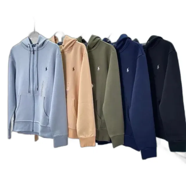 Bunch of Polo Ralph Lauren Zip-Up Hoodies — product photo