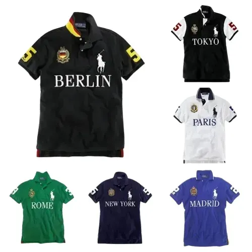 Bunch of Ralph Lauren City Polo Shirts — product photo