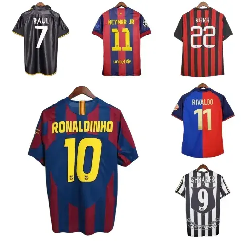 Bunch of Retro Football Jerseys (80 Variants) — product photo