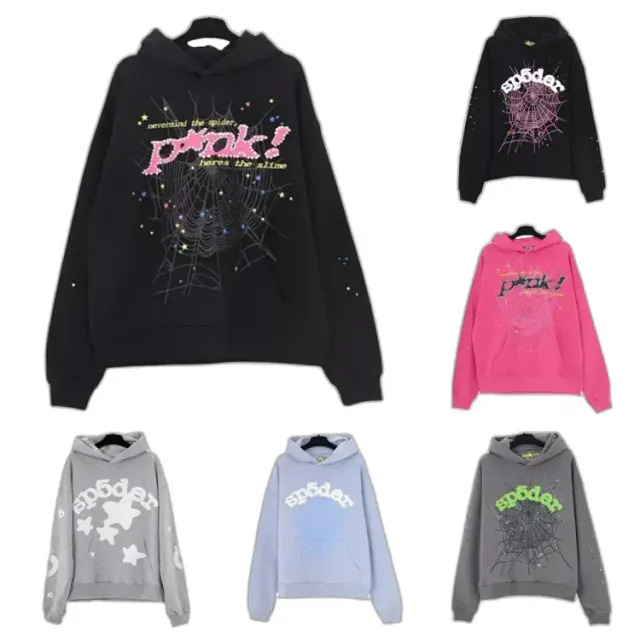 Bunch of Sp5der Web Graphic Hoodies — product photo