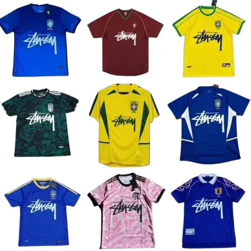 Bunch of St��ssy Football Jerseys — product photo