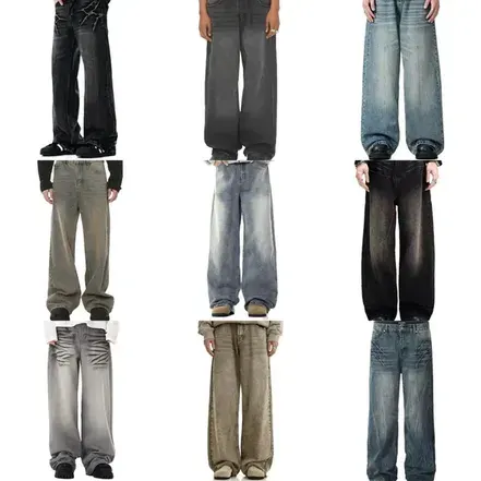 Bunch of Unbranded Washed Baggy Jeans (22 Variants) — product photo