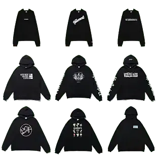 Bunch of Vetements Hoodies (56 Variants) — product photo