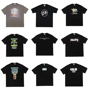 Bunch of Vetements Tees (40 Variants) — product photo