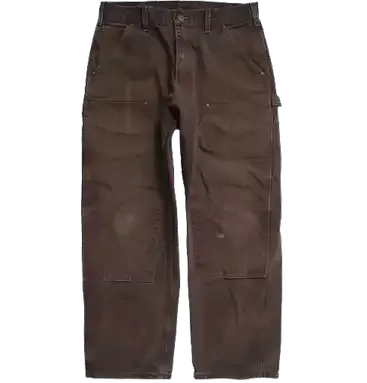 Carhartt Carpenter Pants Brown — product photo