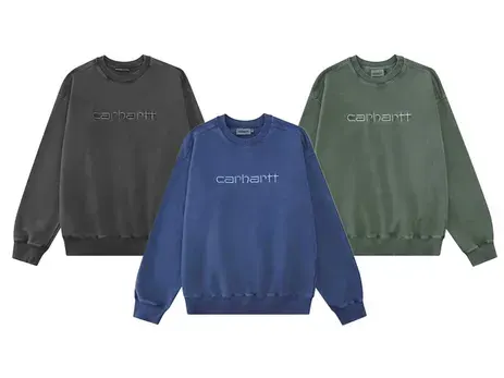 Carhartt Washed Embroidered Logo Sweaters — product photo