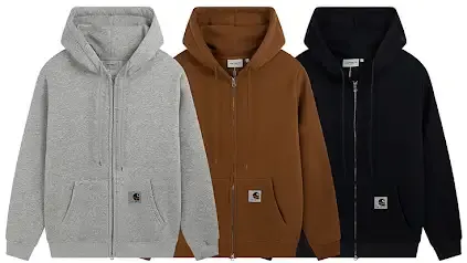 Carhartt Zip-Up Hoodies — product photo