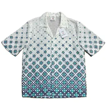 Casablanca Gradient Short Sleeve Button Up Shirt — product photo