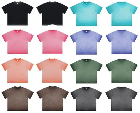 Cheap Unbranded Blank Washed Heavy Tees — product photo