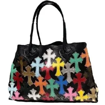 Chrome Hearts Multi-Color Cross Patch Bag — product photo
