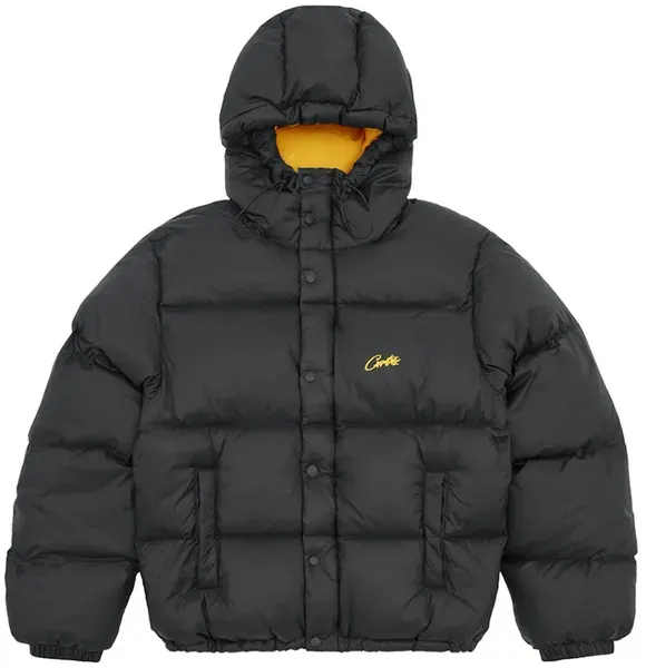 Corteiz Bolo V2 Puffer Jacket Black — product photo