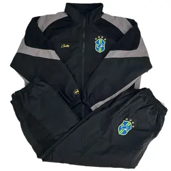 Corteiz Shuku Brazil Track Jacket + Pants Black — product photo
