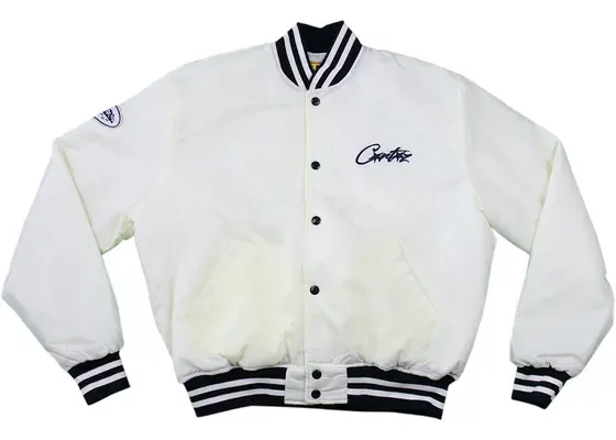 Corteiz Stadium Jacket White — product photo