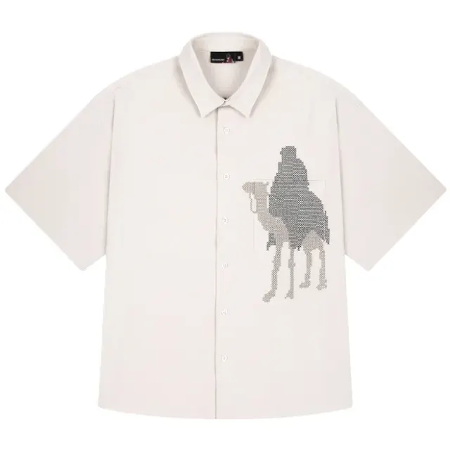 Derschutze Camel Button Up Shirt — product photo