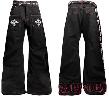 DETW Red Stitch Baggy Jeans — product photo