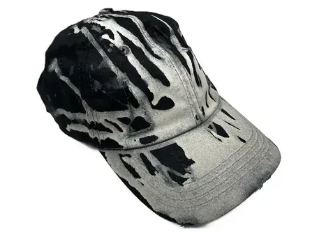 DUALPERSONALITY Distressed Painted Cap (2 Variants) — product photo