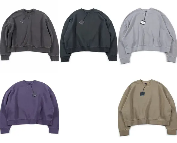 Entire Studios Washed Crewneck Sweaters (5 Variants) — product photo