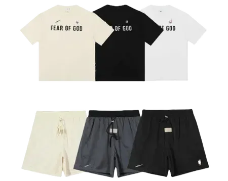 Fear of God x Nike NBA Essentials T-Shirt & Shorts — product photo